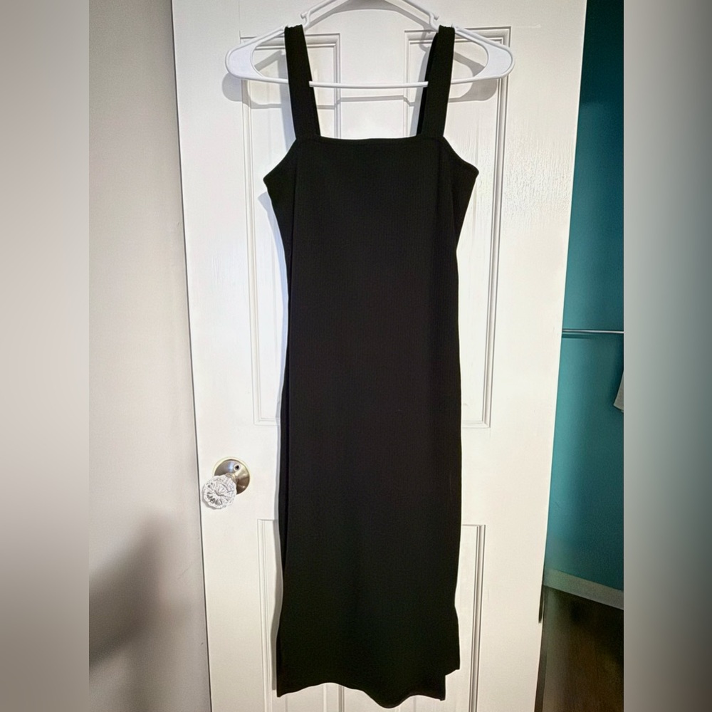 Black tight dress